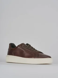 Sneakers pelle marrone