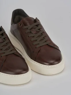 Sneakers pelle marrone