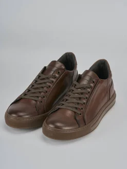 Sneakers pelle marrone