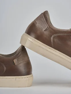 Sneakers pelle marrone