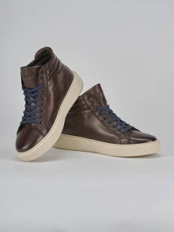 Sneakers pelle marrone