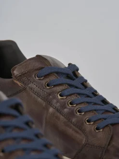 Sneakers pelle marrone