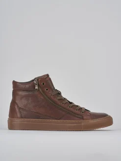 Sneakers pelle marrone