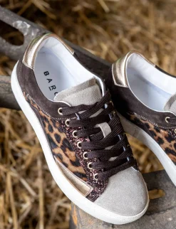 Sneakers pelle multicolor