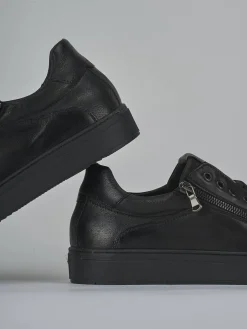 Sneakers pelle nero