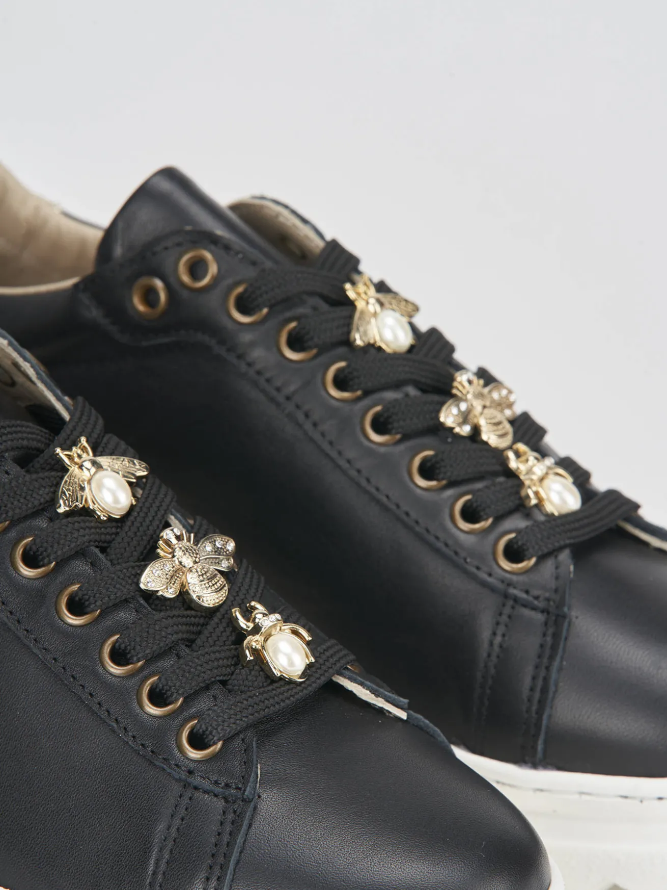 Sneakers pelle nero