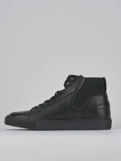 Sneakers pelle nero
