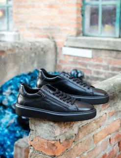 Sneakers pelle nero