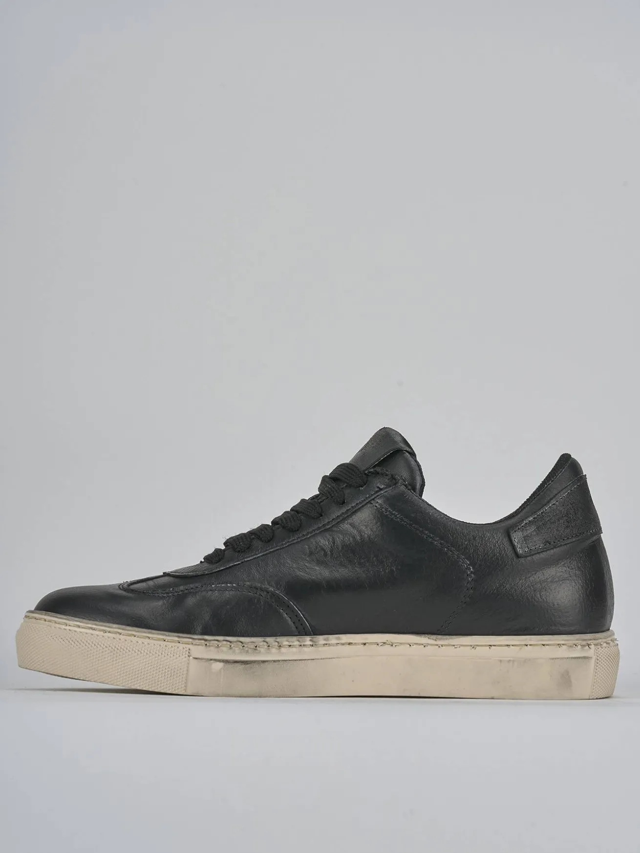 Sneakers pelle nero