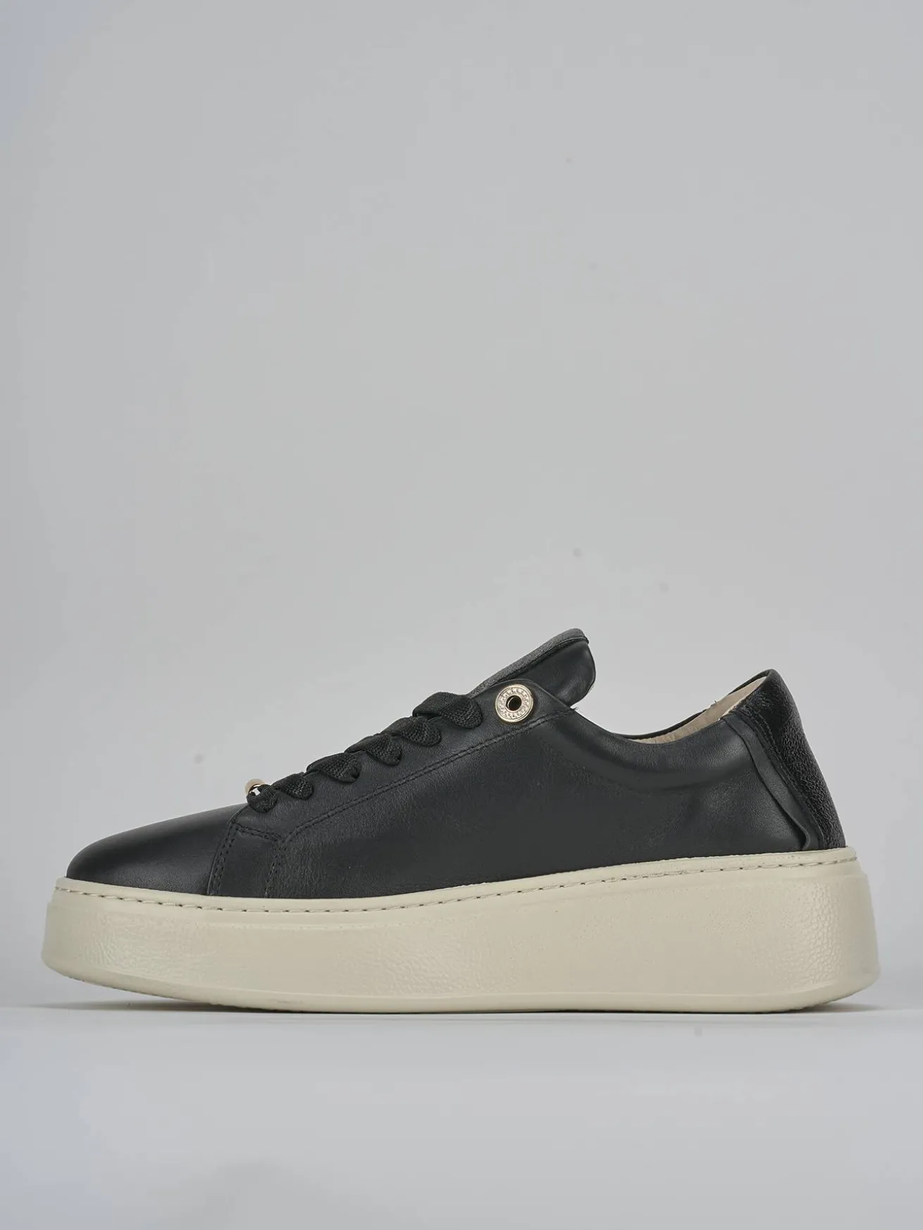 Sneakers pelle nero