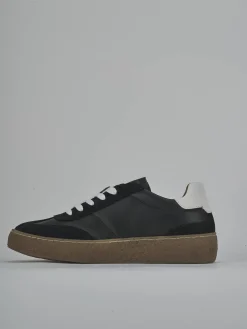 Sneakers pelle nero