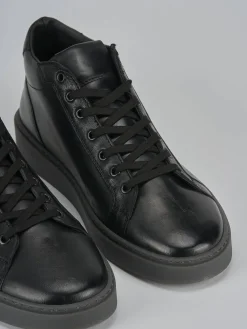 Sneakers pelle nero