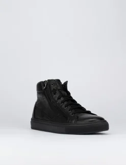 Sneakers pelle nero