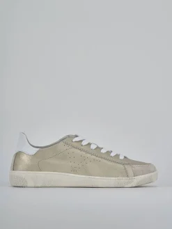 Sneakers pelle oro