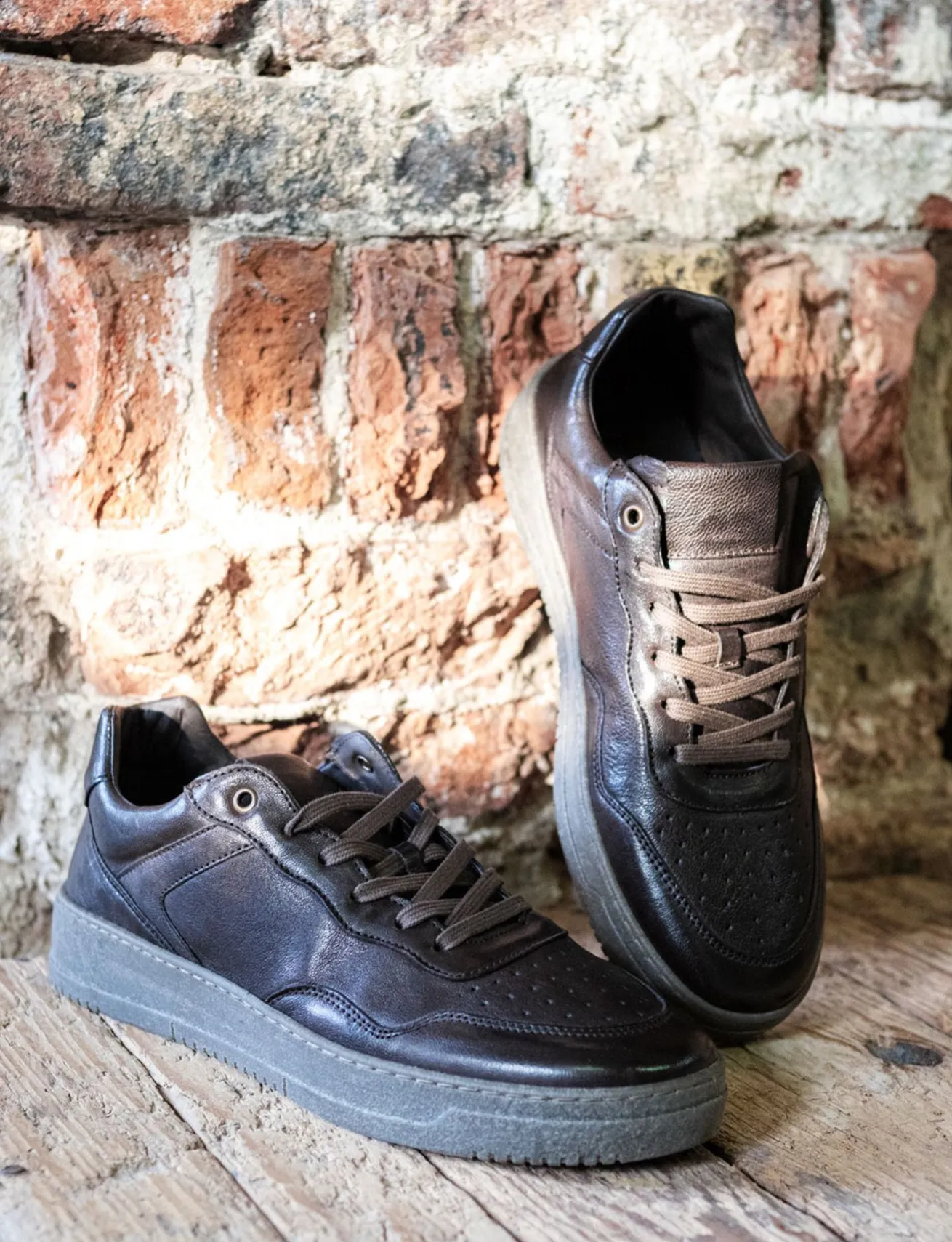 Sneakers pelle testa