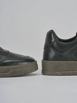 Sneakers pelle verde