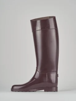 Stivale tacco 2 cm bordo' gomma