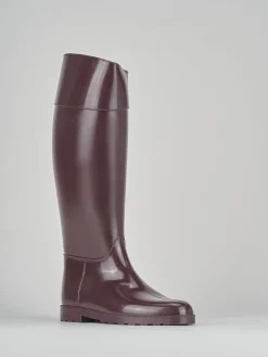 Stivale tacco 2 cm bordo' gomma