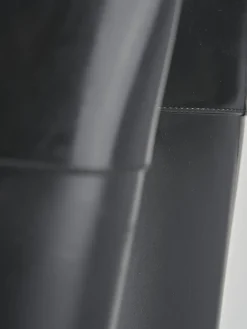 Stivale tacco 2 cm nero gomma