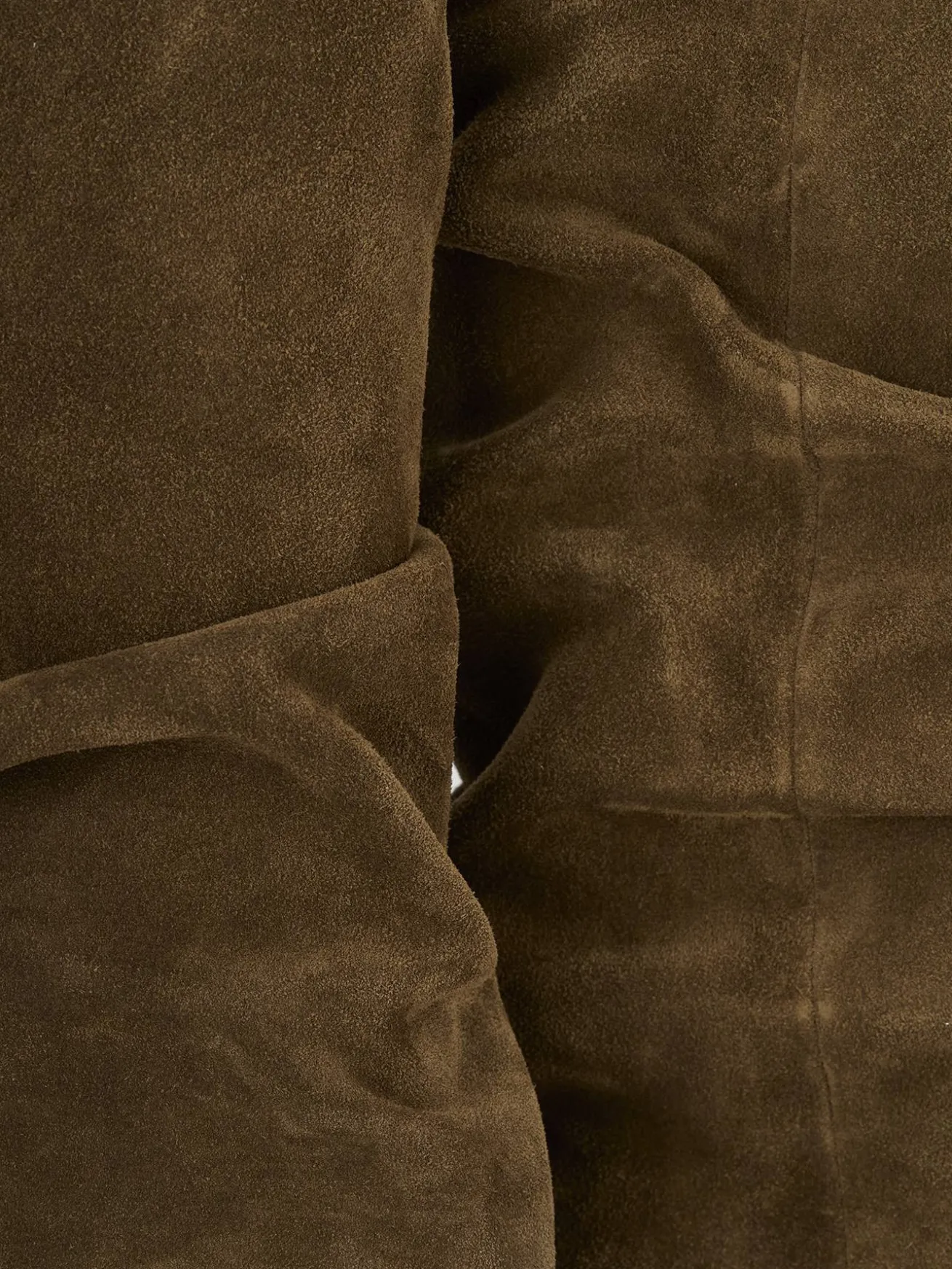 Stivale tacco 2 cm marrone camoscio