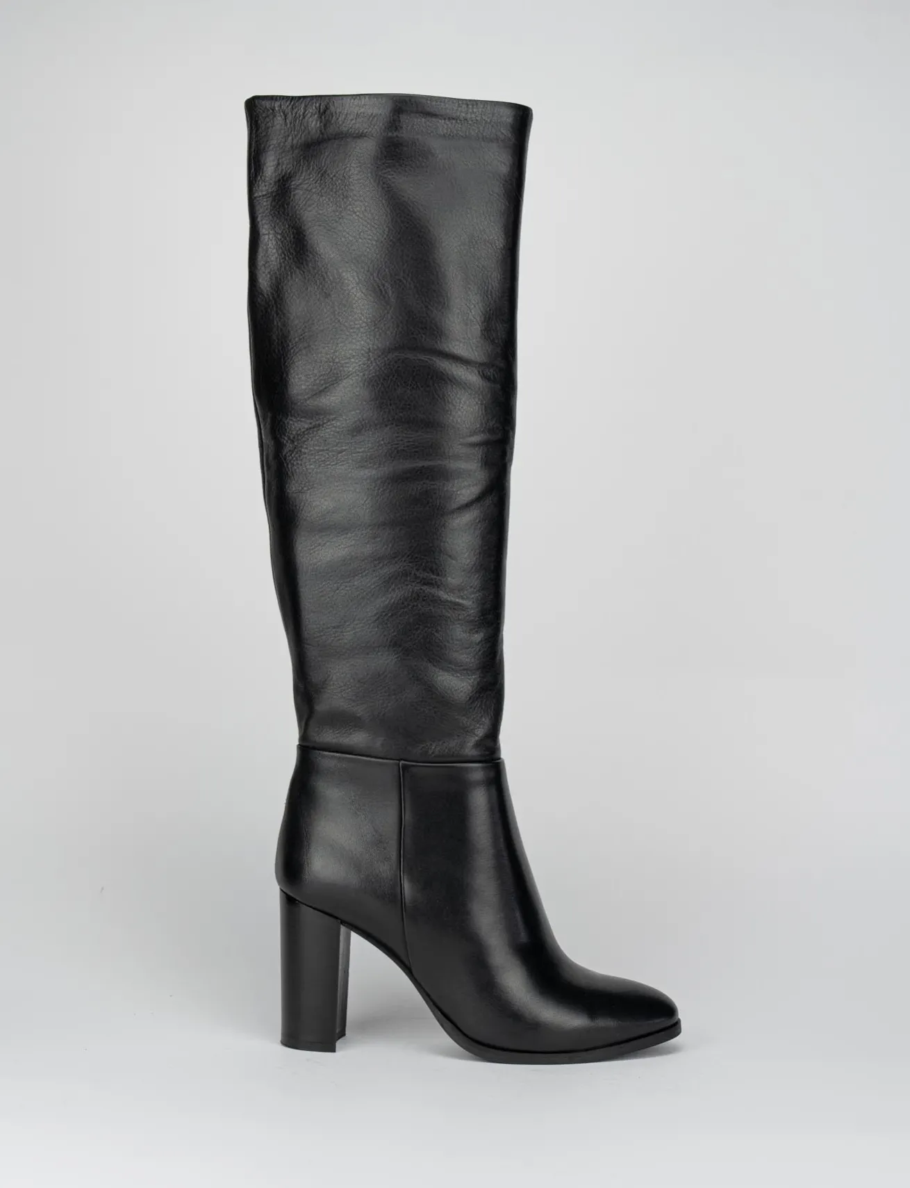 Stivale tacco 9 cm nero