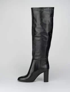 Stivale tacco 9 cm nero