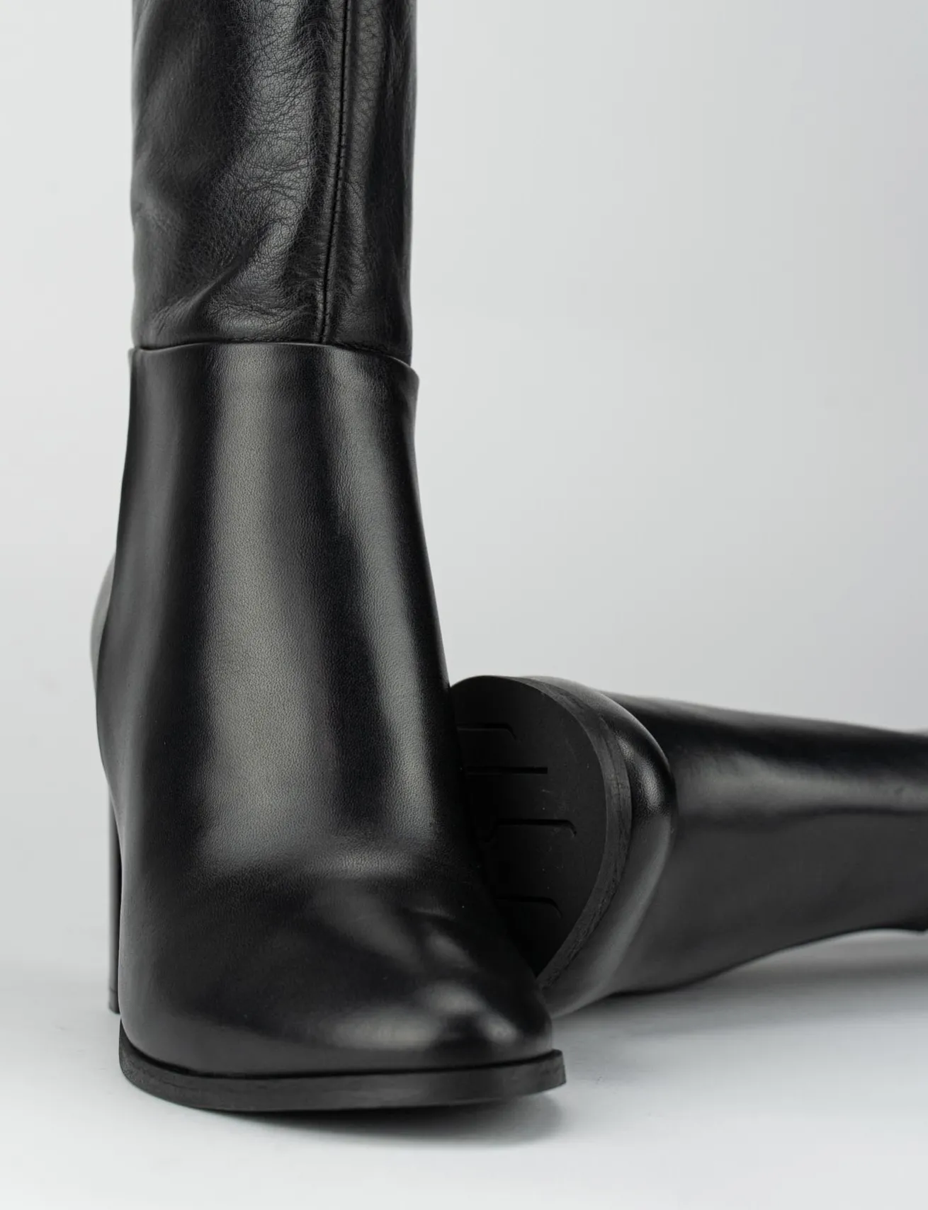 Stivale tacco 9 cm nero