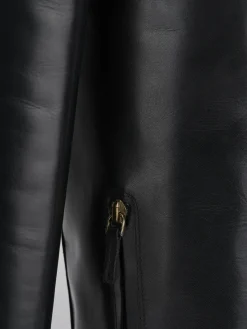 Stivale tacco 3 cm nero pelle