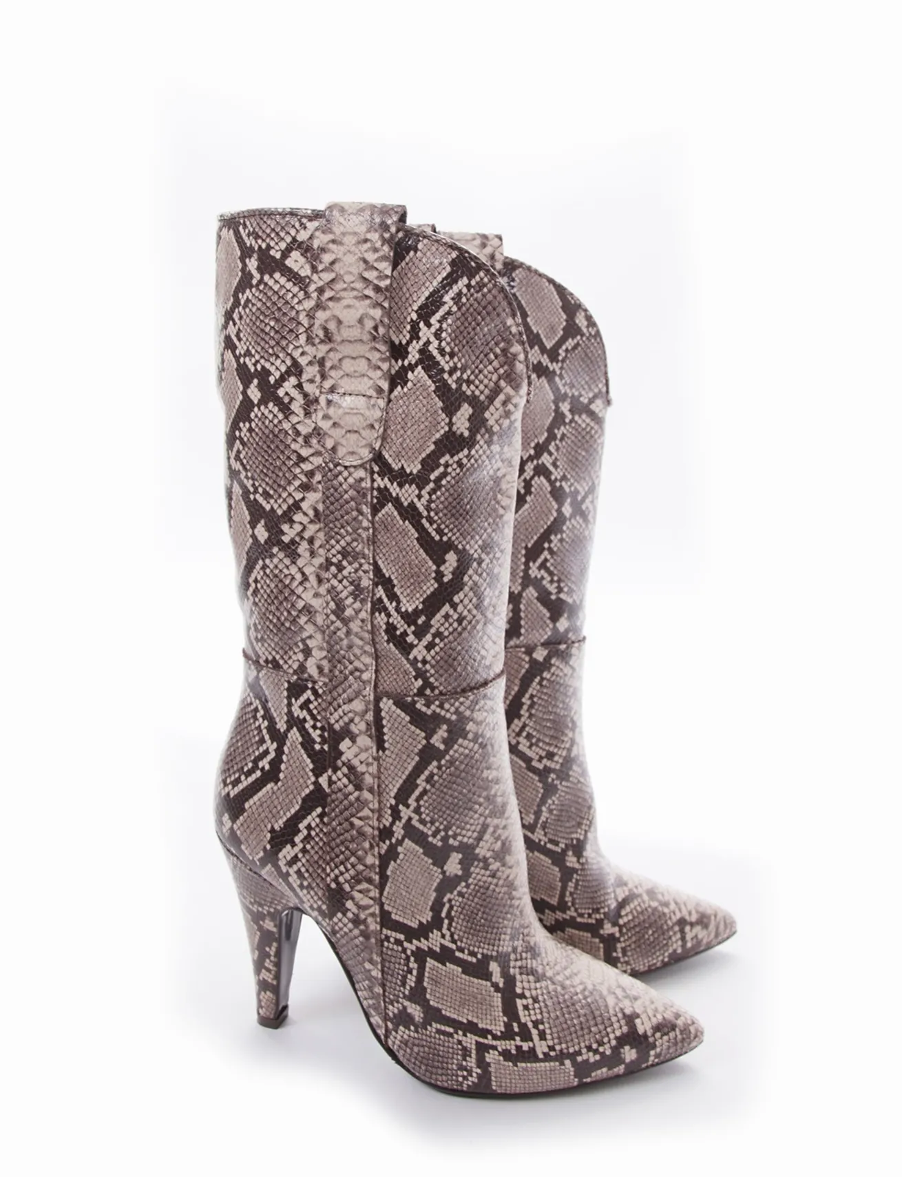 stivale texano tacco 10 cm roccia