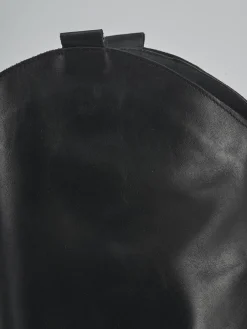 Stivale texano tacco 7 cm nero pelle