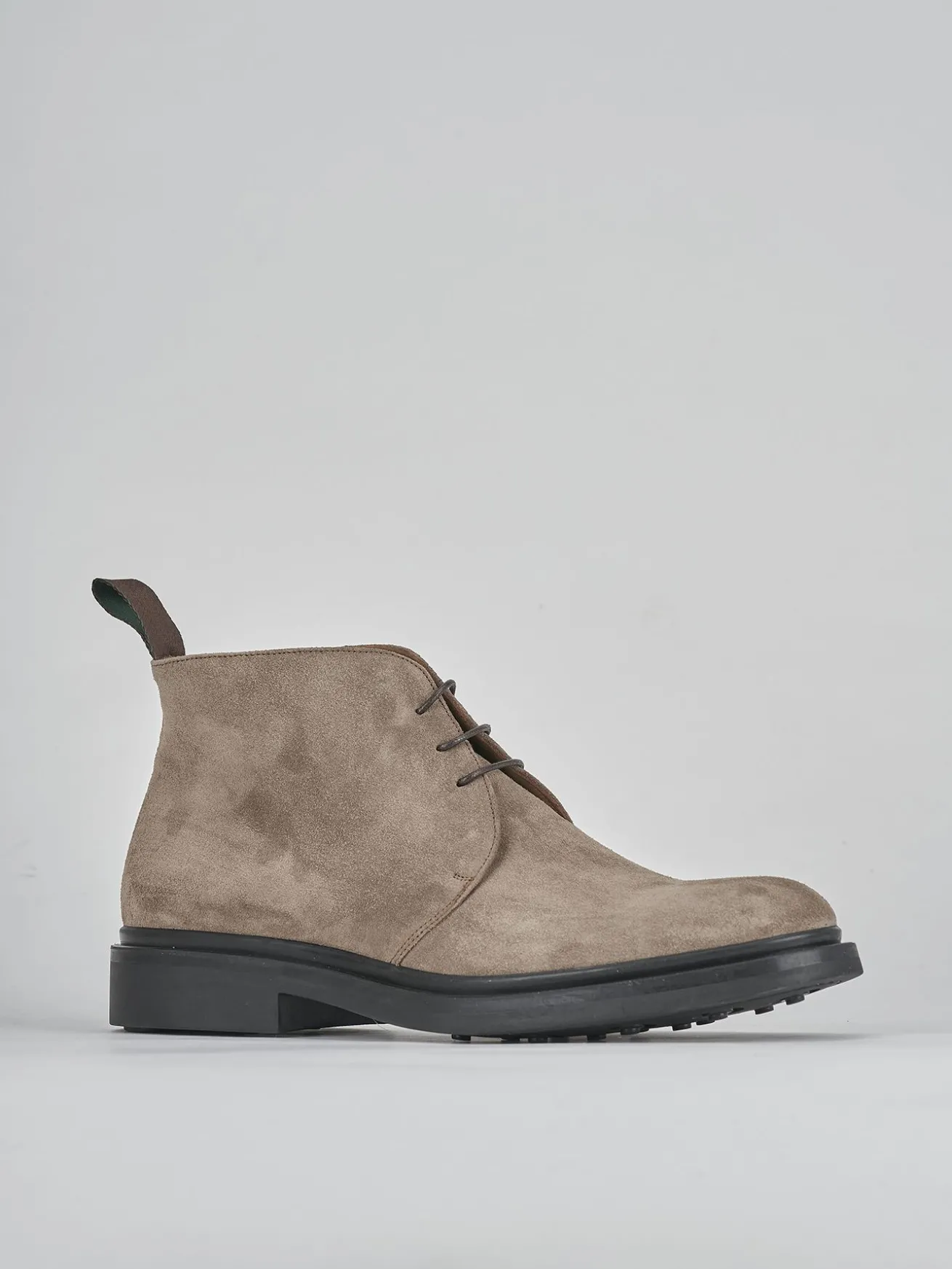 Stivaletti camoscio beige