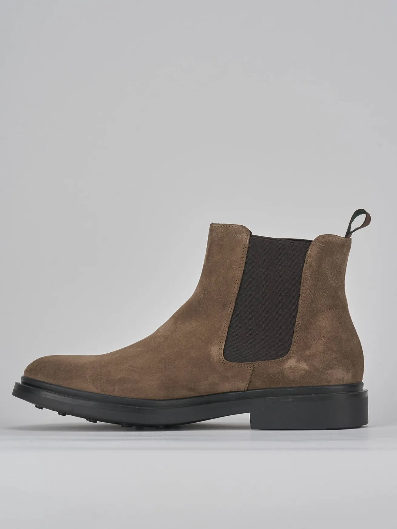 Stivaletti camoscio beige