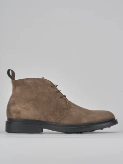 Stivaletti camoscio beige