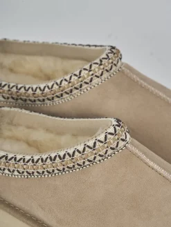 Stivaletti camoscio beige