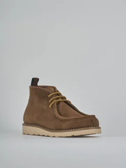 Stivaletti camoscio beige