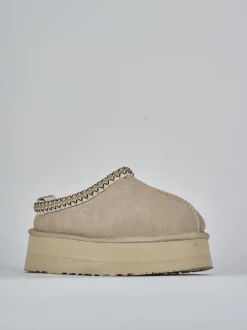 Stivaletti camoscio beige