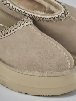 Stivaletti camoscio beige