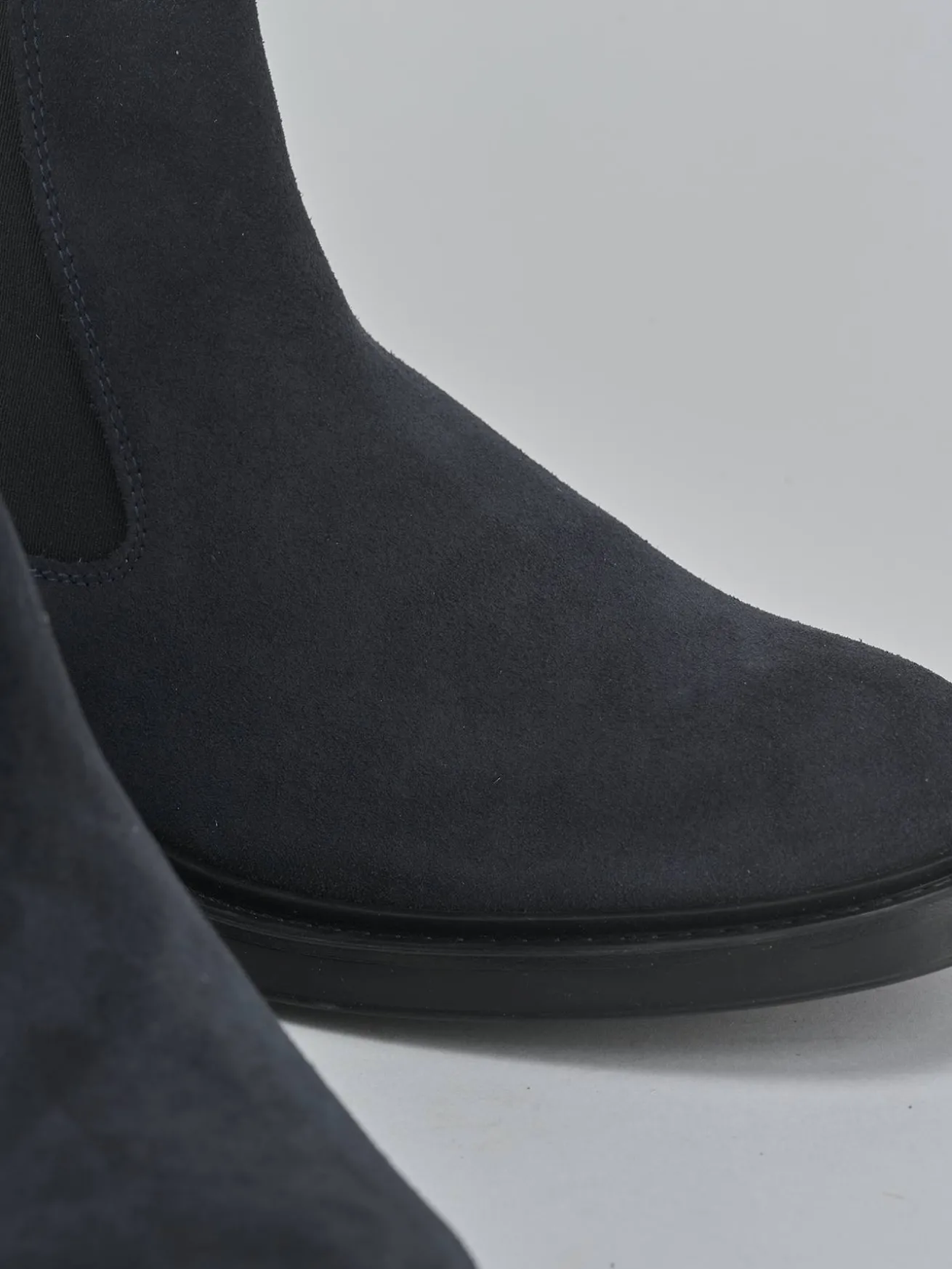 Stivaletti camoscio blu