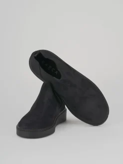 Stivaletti camoscio blu