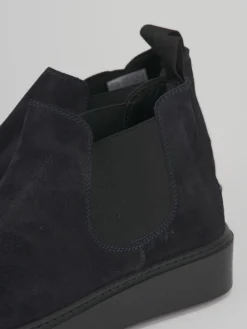 Stivaletti camoscio blu