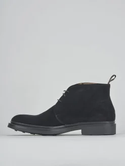 Stivaletti camoscio blu