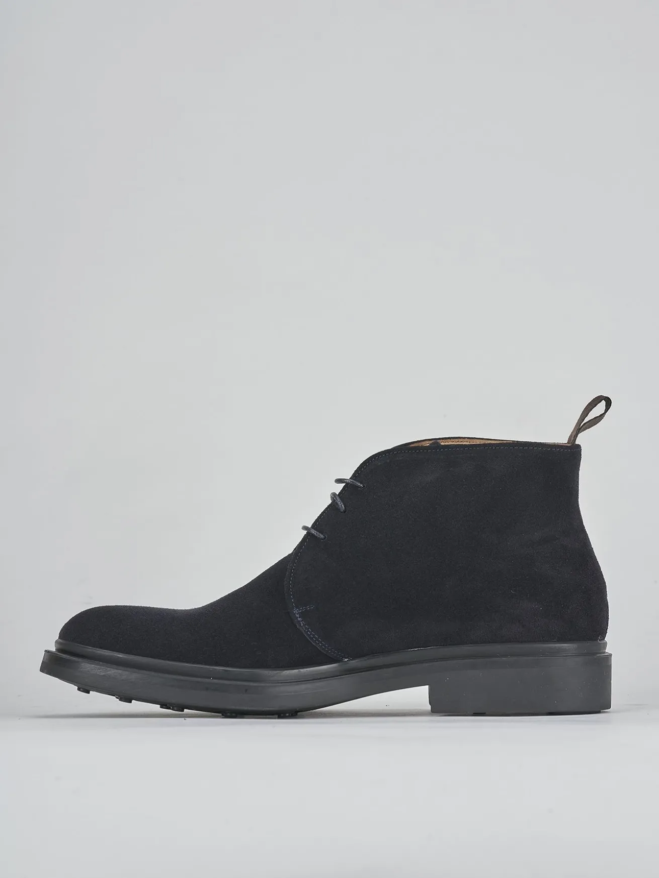 Stivaletti camoscio blu