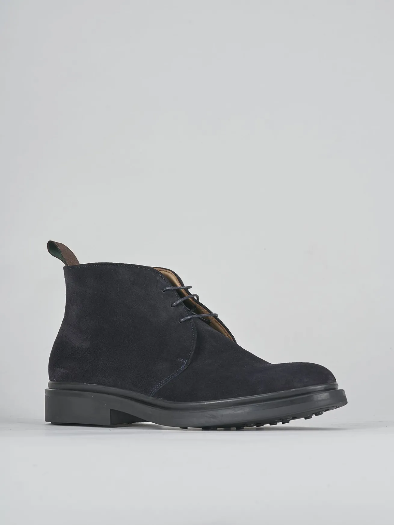 Stivaletti camoscio blu