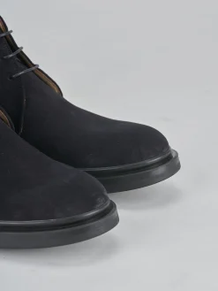 Stivaletti camoscio blu