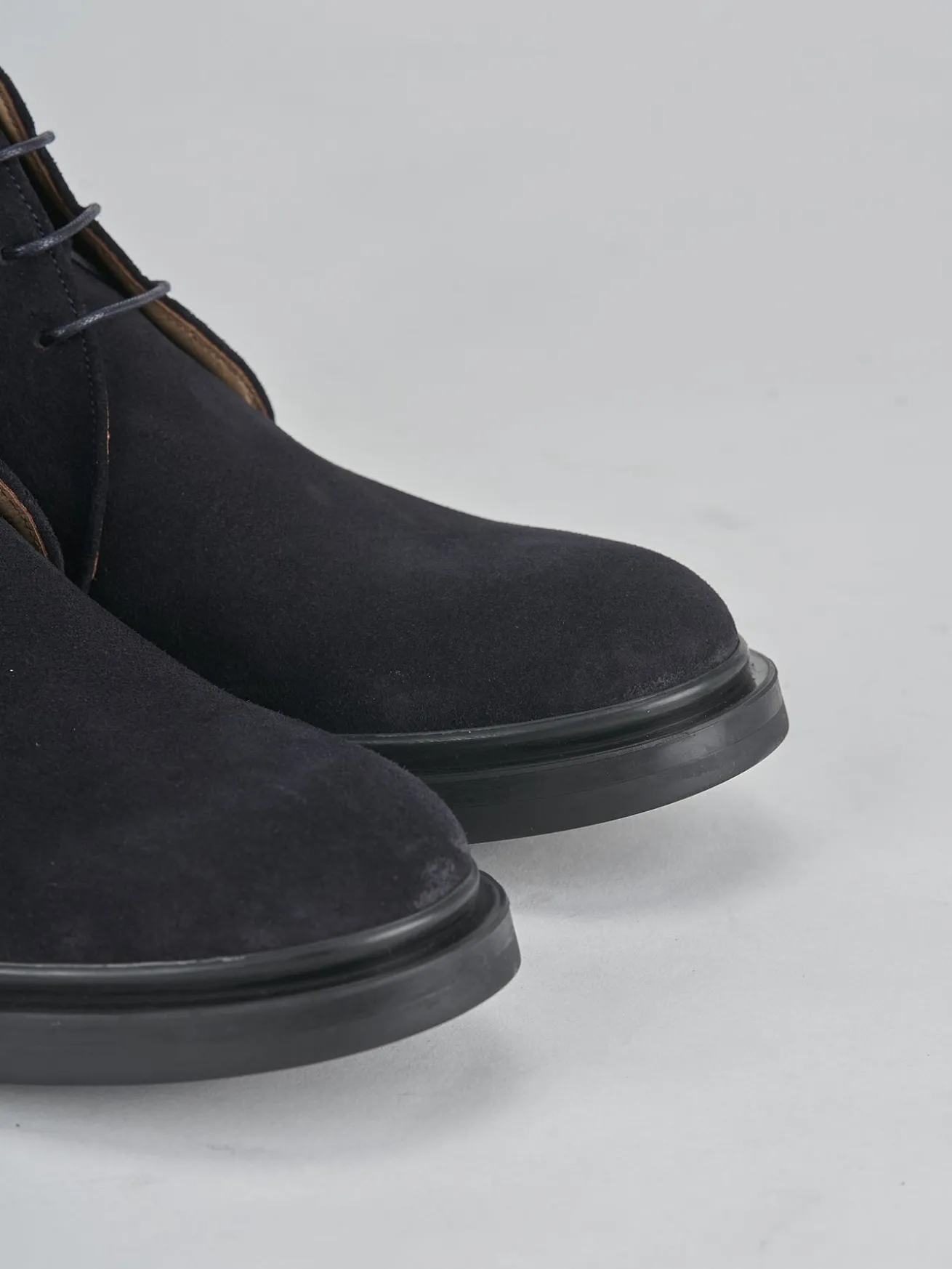 Stivaletti camoscio blu