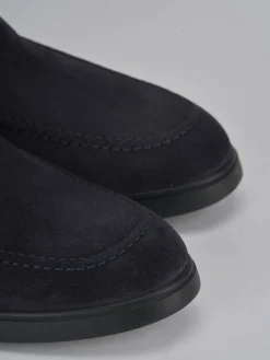 Stivaletti camoscio blu