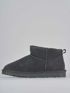 Stivaletti camoscio grigio
