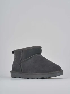 Stivaletti camoscio grigio
