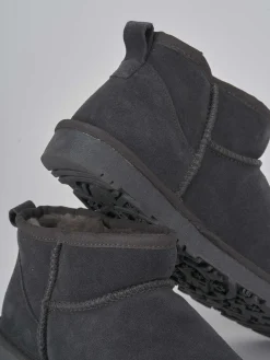 Stivaletti camoscio grigio