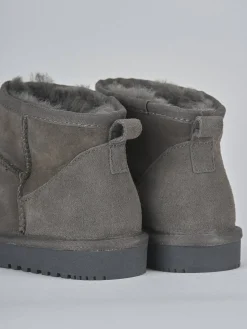 Stivaletti camoscio grigio